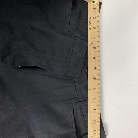 ESCADA VTG Designer Sport Pants Black Casual Silk Cotton Wide Leg Womens 38 XL - Picture 10 of 16